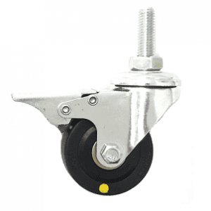 221 Series - Black Conductive (ESD) & Grey Poly urethane (PU) Bole Hole Castors