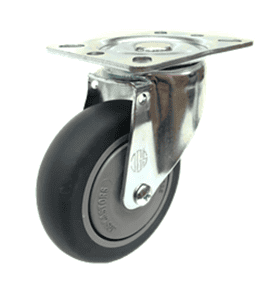 421 Series - Thermoplastic Rubber  (TPR) Top Plate Castors