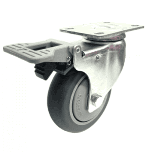 433 Series - Thermoplastic Rubber  (TPR) Top Plate Castors