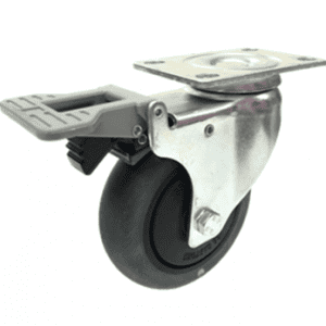 433 Series - Grey Conductive (ESD) Top Plate Castors